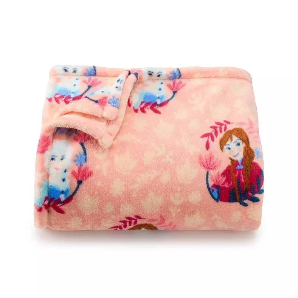 Disney's Frozen The Big One Throw Blanket New 5 ft x 6 ft Elsa & Anna